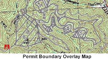 Image of a portion of a permit boundary overlay map.